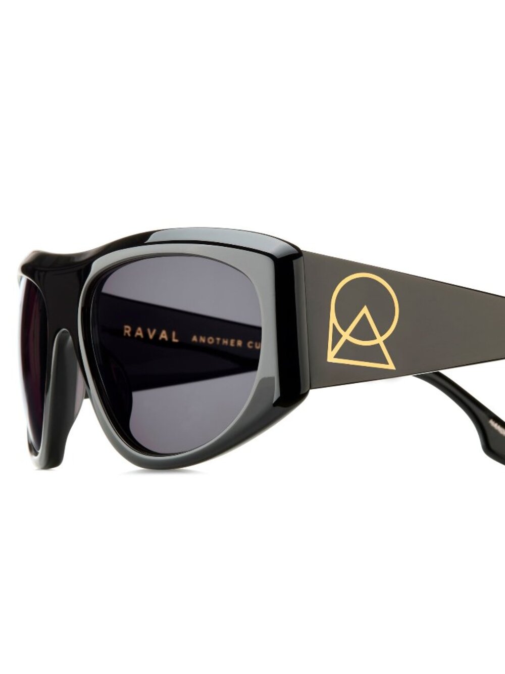 New Raval Eyewear Women's Sunglasses Black Square Grey Lens Acetate Frame CAMILA